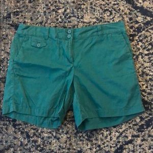 Turquoise-ish Green shorts